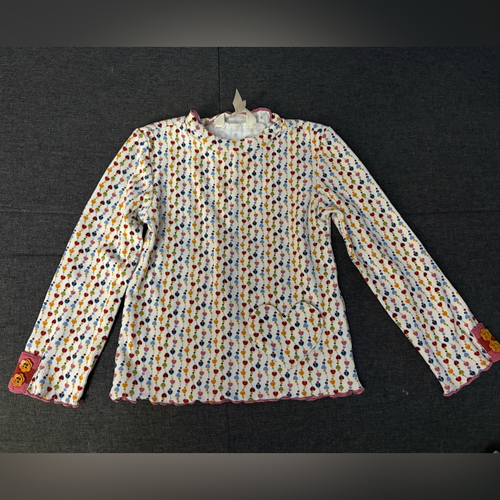 Matilda Jane Multicolor Polka Dot Long Sleeve Tee